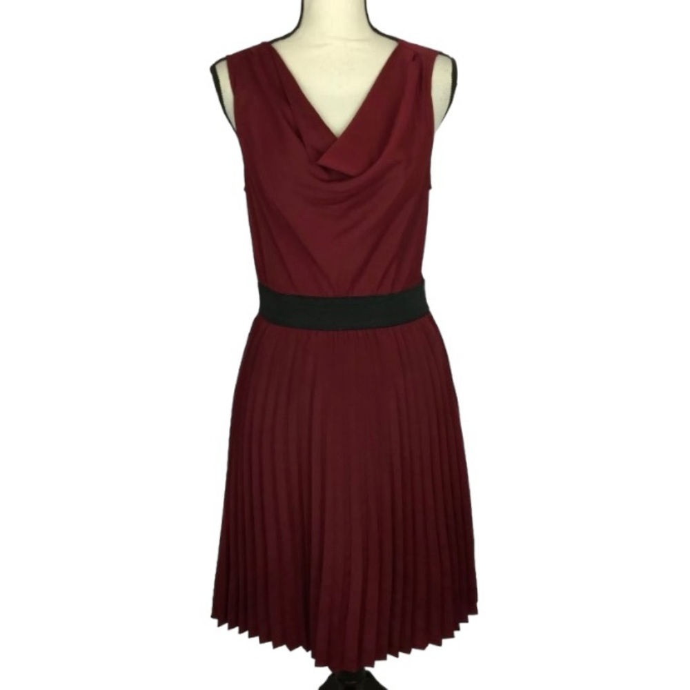 The Limited Sleeveless Maroon Dress S